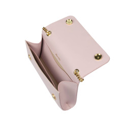 Sac à main femme bandoulière 012g rose lilas caviar