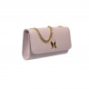 Sac à main femme bandoulière 012g rose lilas caviar