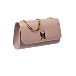 Sac femme épaule 012g rose poudre safiano