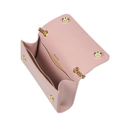 Sac femme épaule 012g rose poudre safiano