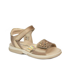 Sandales enfants petits 80c doré combiné