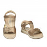 Sandales enfants petits 80c doré combiné