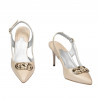 Sandales femme 1294 beige nacré