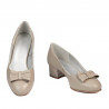 Chaussures élégantes femme 1270-1 beige
