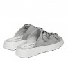 Sandales femme 5084-1 argent nacré