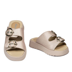 Sandales femme 5084-1 poudre nacré