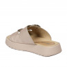 Sandales femme 5084-1 poudre nacré