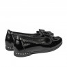 Chaussures enfants 174 vernis noir combiné