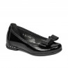 Chaussures enfants 174 vernis noir combiné