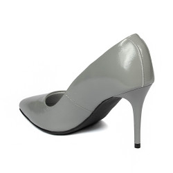Chaussures élégantes femme 1293 vernis gris