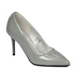 Chaussures élégantes femme 1293 vernis gris