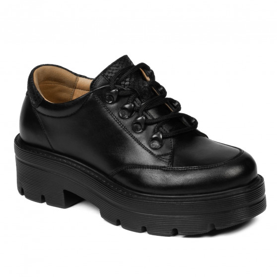 Chaussures décontractées femme 6064 noir combiné Chaussures décontractées femme 6064 noir combiné