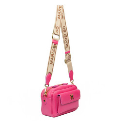 Sac à main femme à bandoulière 006g rose caviar