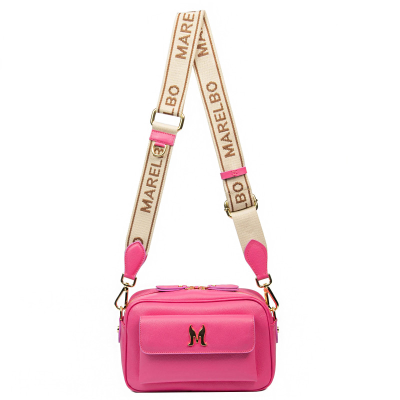 Sac à main femme à bandoulière 006g rose caviar