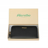 Portefeuille femme 200g cuir noir