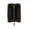 Portefeuille femme 200g cuir noir