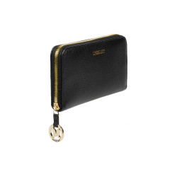 Portefeuille femme 200g cuir noir