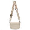 Sac à main femme bandoulière 007g crème café