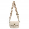 Sac à main femme bandoulière 007g crème café