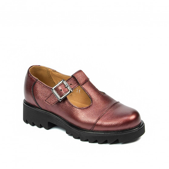 Chaussures enfants 2020 bordeaux nacré