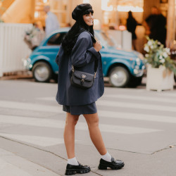 Sac à main femme bandoulière 007g 01 noir