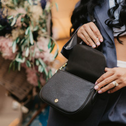 Sac à main femme bandoulière 007g 01 noir