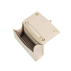 Sac femme à bandoulière 009g beige caviar