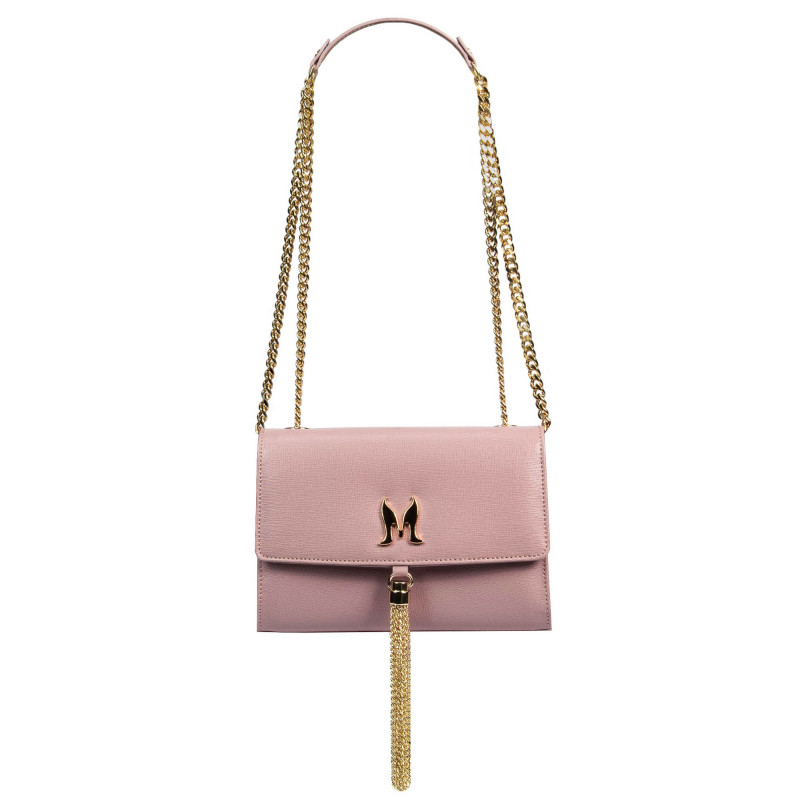 Sac à main femme bandoulière 009g rose saffiano