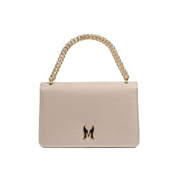 Sac à bandoulière femme 010g beige caviar