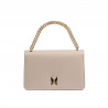 Sac à bandoulière femme 010g beige caviar