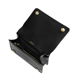 Sac à main femme bandoulière 010g vernis noir