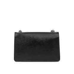Sac à main pour femme bandoulière 010g 01 noir saffiano