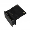 Sac à main pour femme à bandoulière 010g noir saffiano