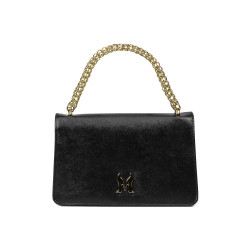 Sac à main pour femme à bandoulière 010g noir saffiano