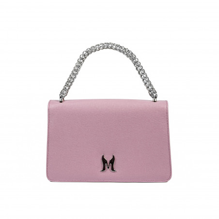 Sac à main femme bandoulière 010g 01 violet saffiano