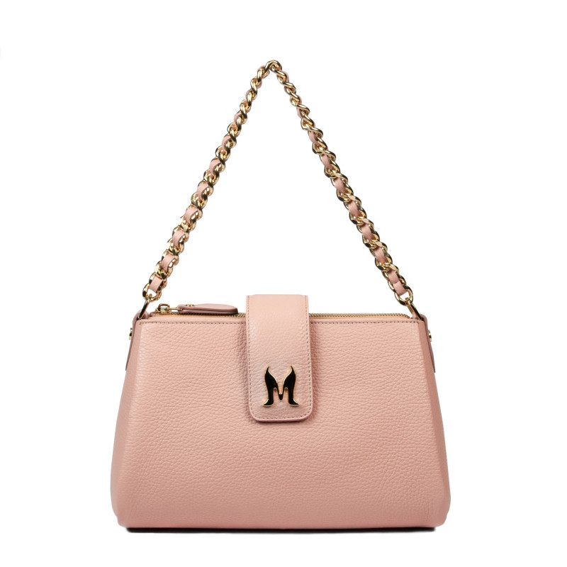 Sac à main femme bandoulière 003g rose poudré