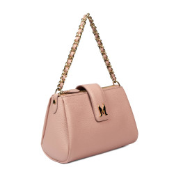 Sac à main femme bandoulière 003g rose poudré