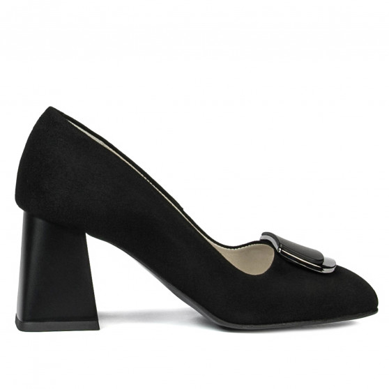 Chaussures élégantes femme 1291 noir antelope