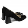 Chaussures élégantes femme 1291 noir antelope