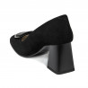 Chaussures élégantes femme 1291 noir antelope