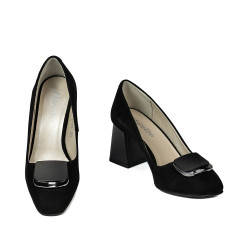 Chaussures élégantes femme 1291 noir antelope