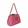 Sac à main femme en bandoulière 003g rose Barbie + noir