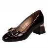 Chaussures élégantes femme 1298 verni bordeaux