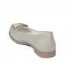 Ballerines femme 6062 blanc ivoire