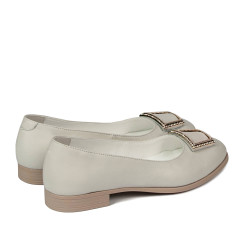 Ballerines femme 6062 blanc ivoire