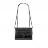 Sac à main femme bandoulière 013g 01 croco noir