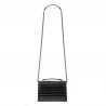 Sac à main femme bandoulière 013g 01 croco noir