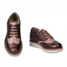 Chaussures enfants 2021 bordeaux nacré combiné