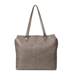 Sac à main pour femme 001g 01 sable nacré