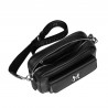 Sac à main femme bandoulière 006g 01 biz noir+safiano